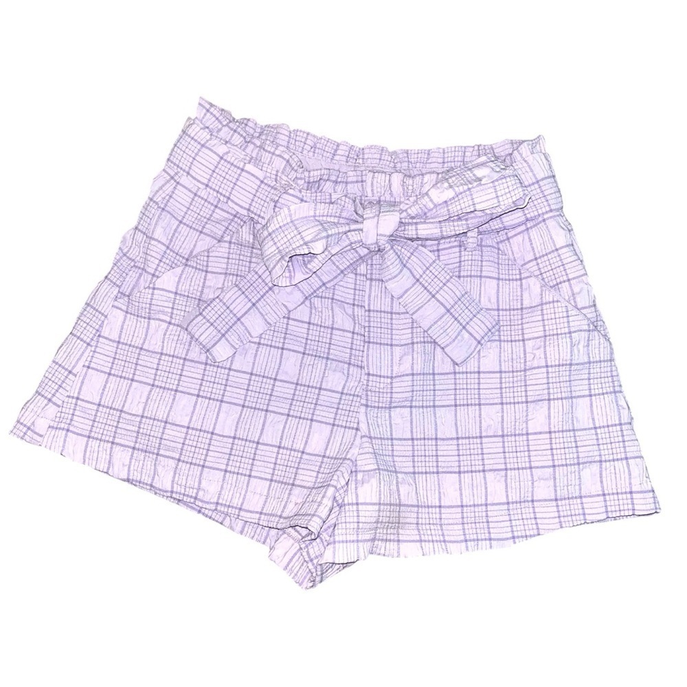 Showpo paper bag plaid shorts